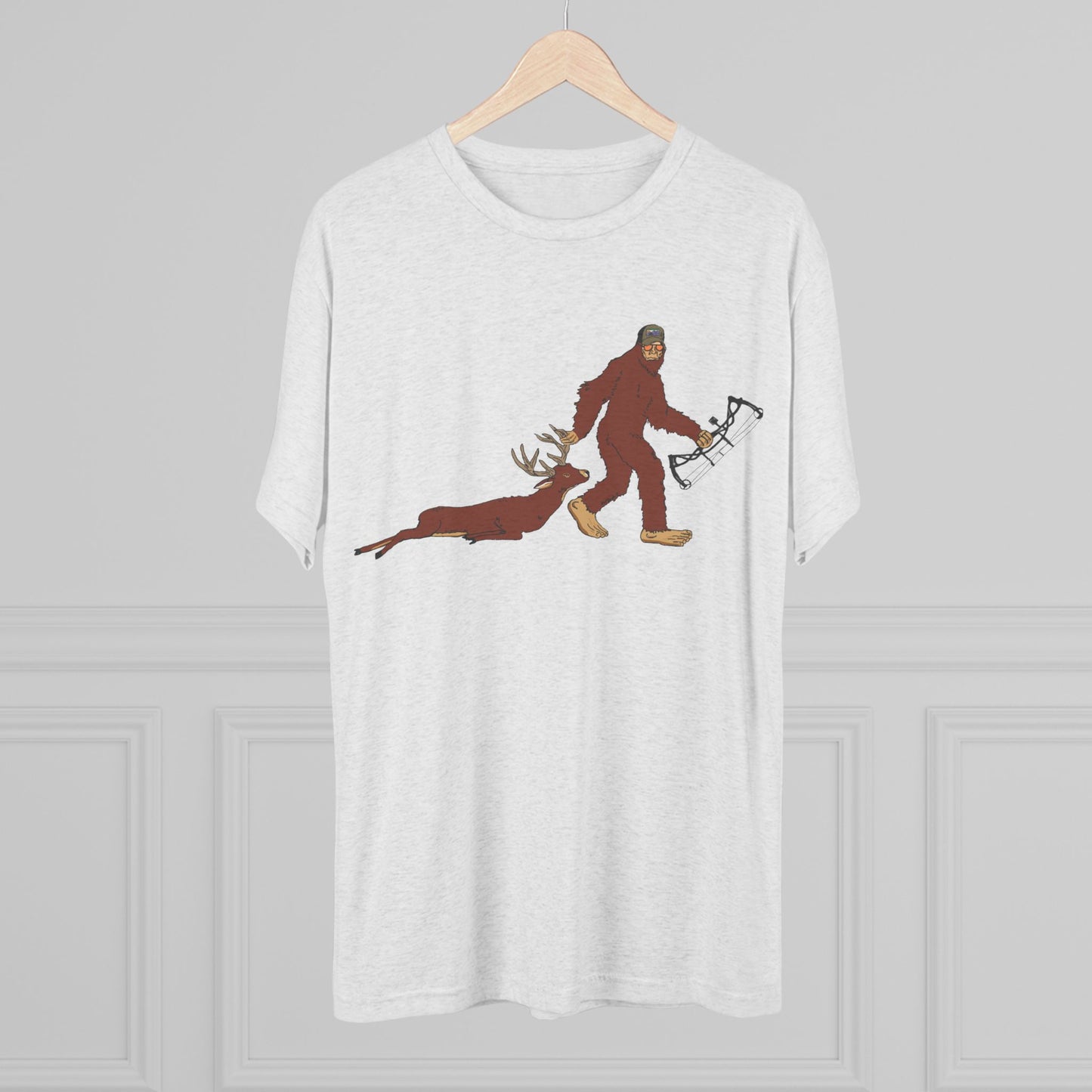 Bigfoot Dragging a Buck T-Shirt