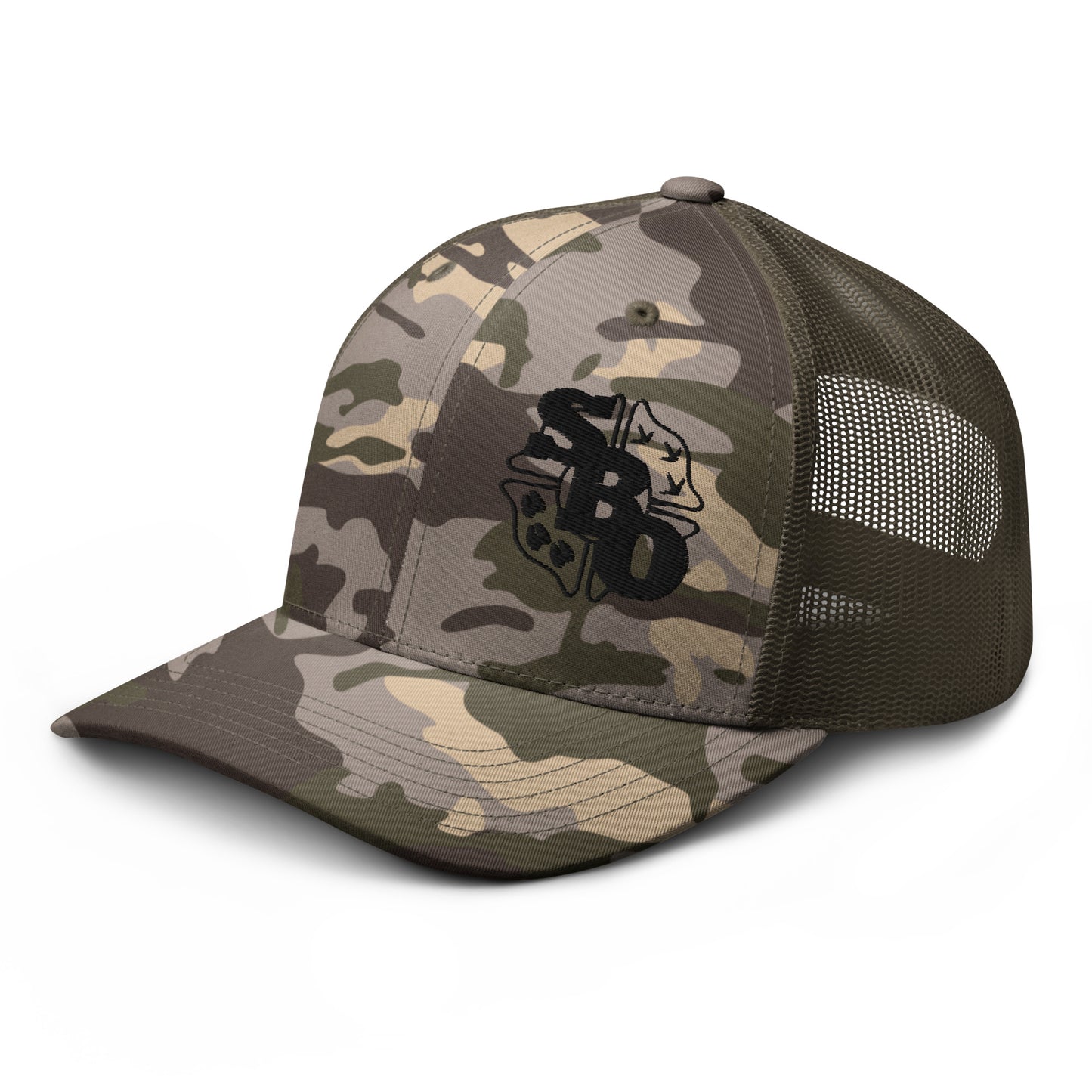 Camo Siman Brothers Outdoors Trucker Cap