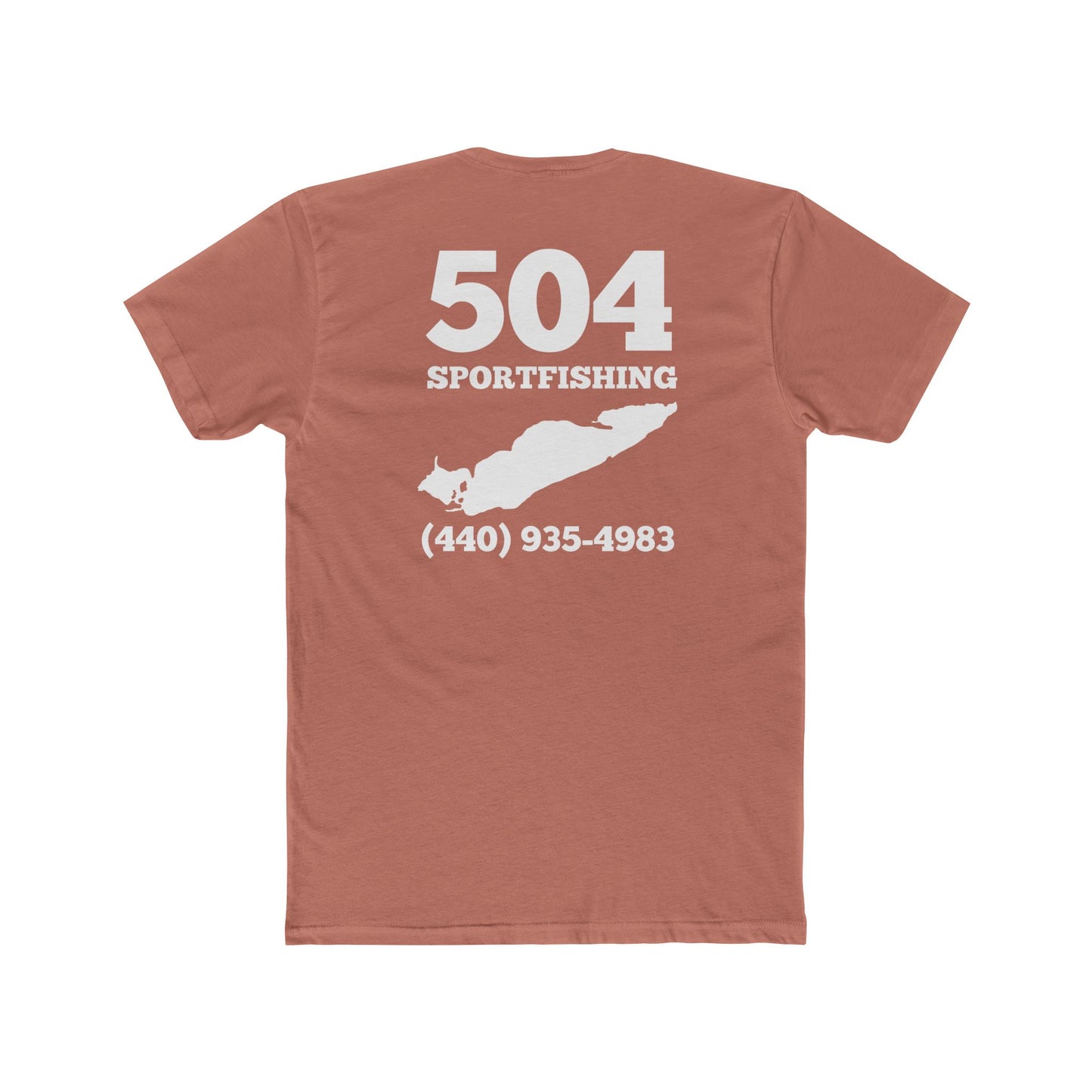 504 Sportfishing Blue Camo Crew Tee