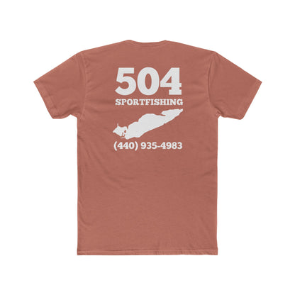 504 Sportfishing Blue Camo Crew Tee
