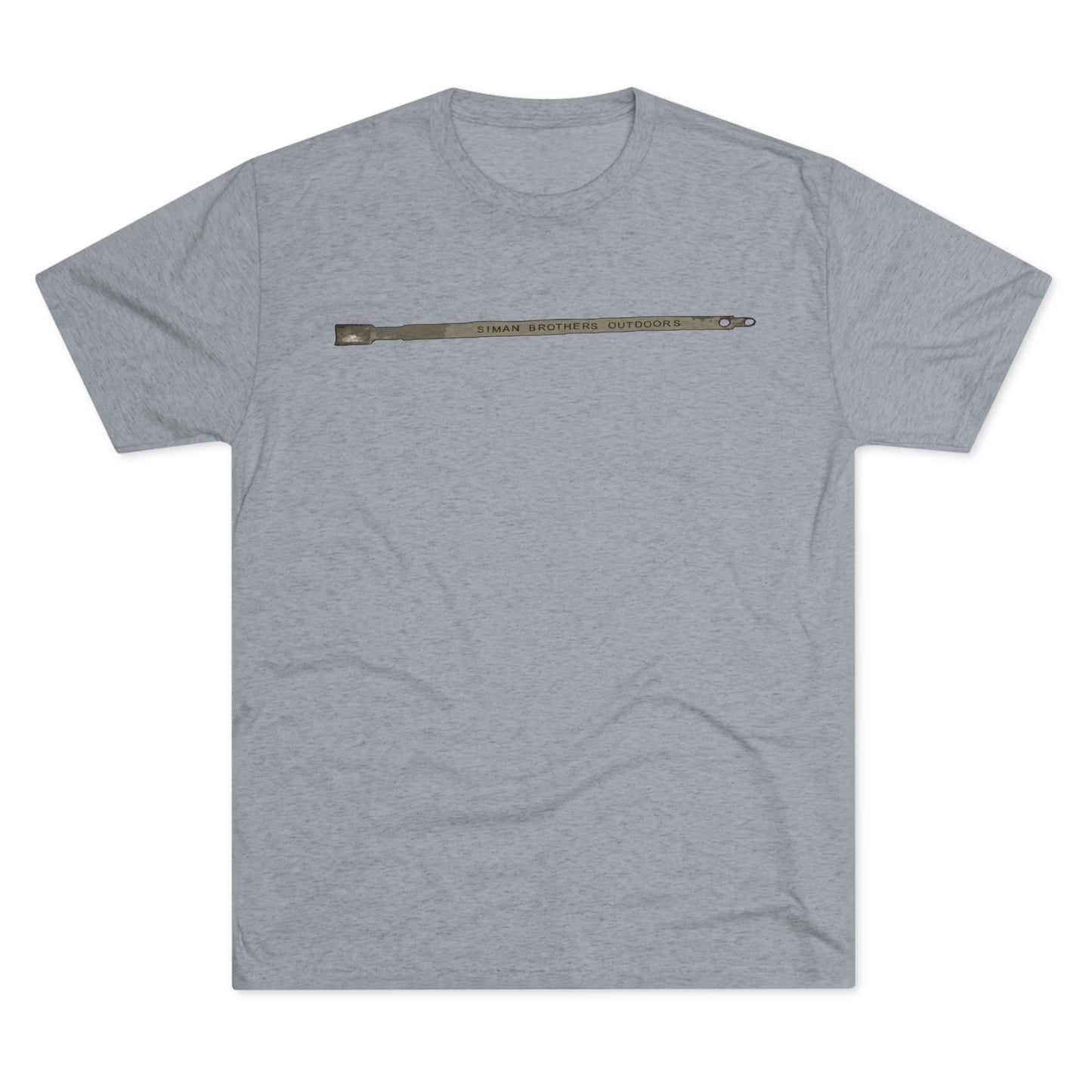 Metal Deer Tag Tri-Blend Crew Tee