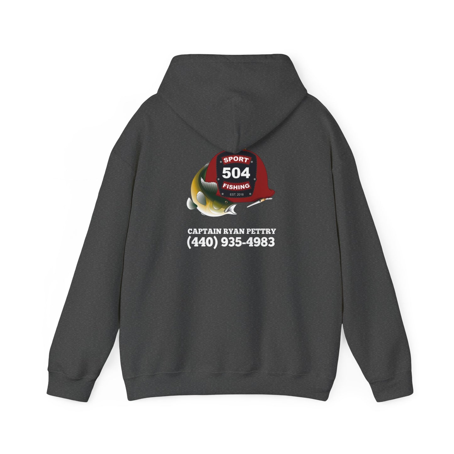 504 Sportfishing Red Walleye Hooded Sweatshirt