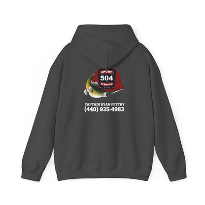 504 Sportfishing Red Walleye Hooded Sweatshirt