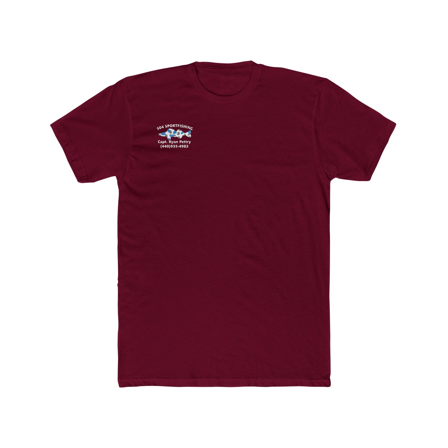 504 Sportfishing Blue Lake Erie Crew Tee