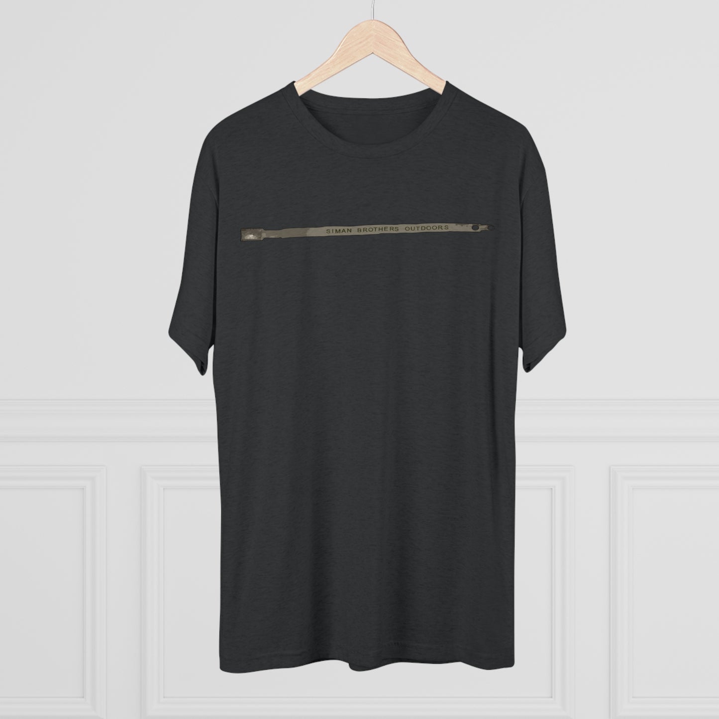 Metal Deer Tag Tri-Blend Crew Tee