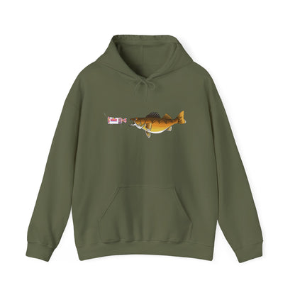 Walleye Chasing Wonderbread Hooded Sweatshirt