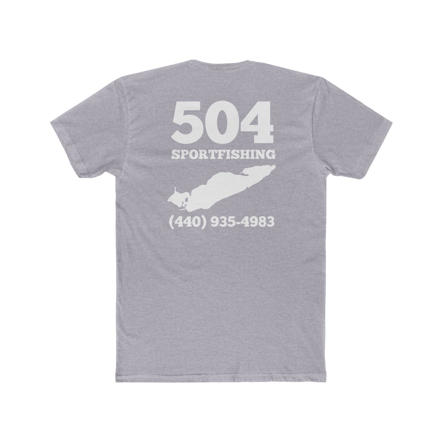504 Sportfishing Blue Lake Erie Crew Tee