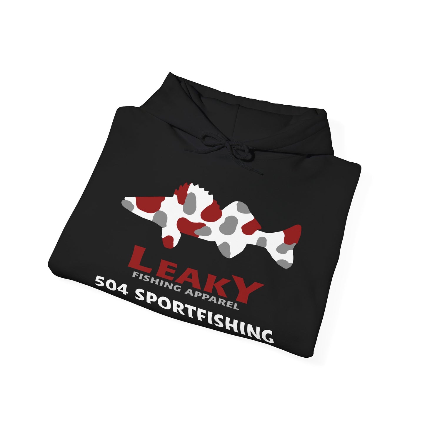 504 Sportfishing Red Walleye Hooded Sweatshirt