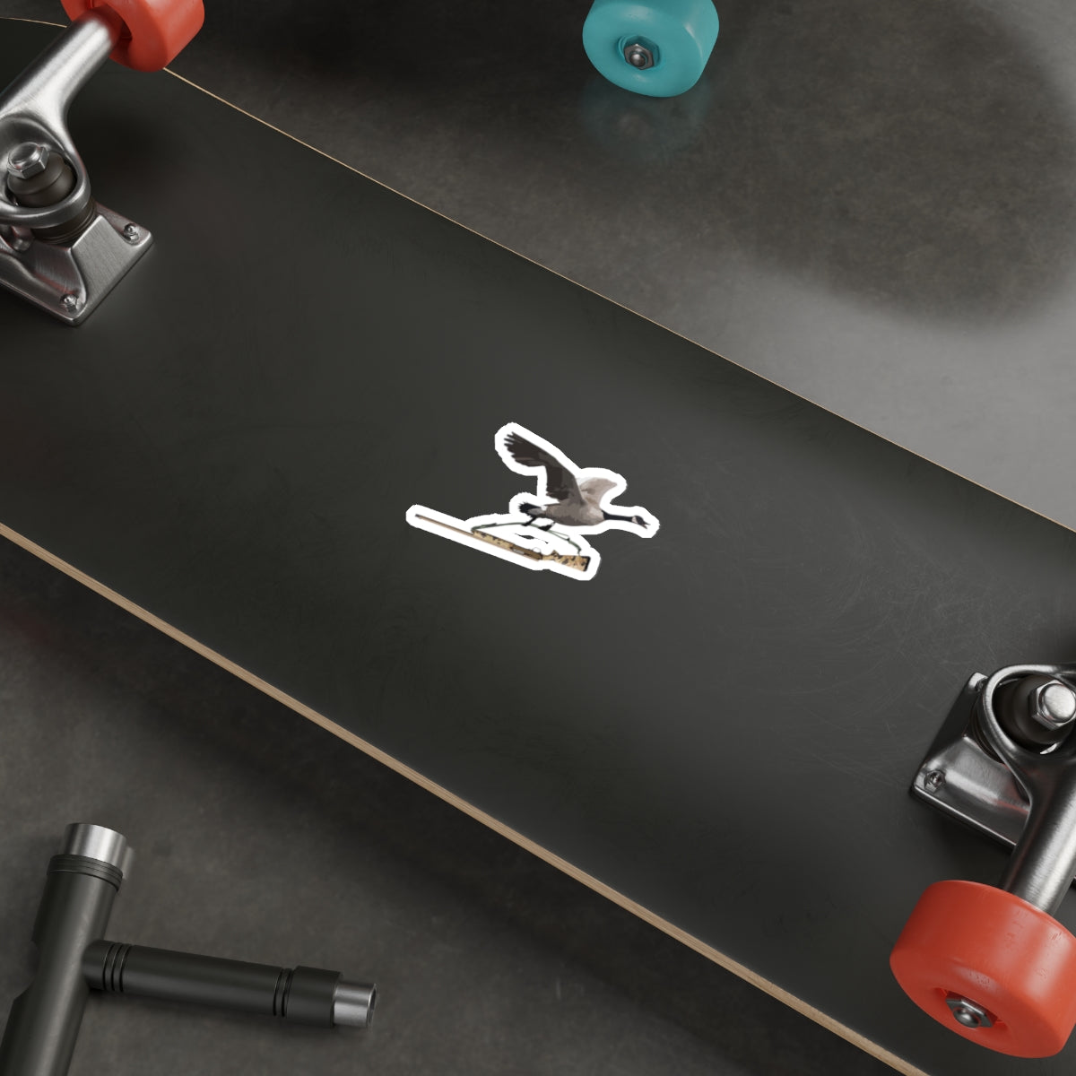 Goose Gun Sticker