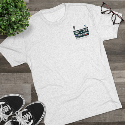 Side By Side Buck Tri-Blend Crew Tee