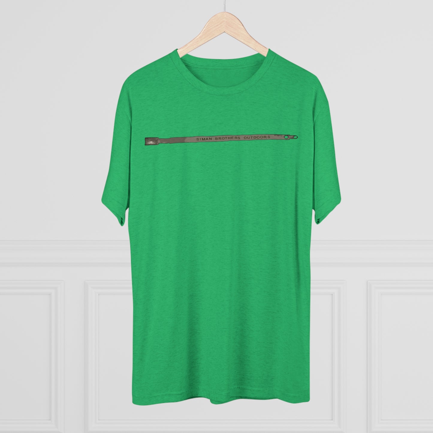 Metal Deer Tag Tri-Blend Crew Tee