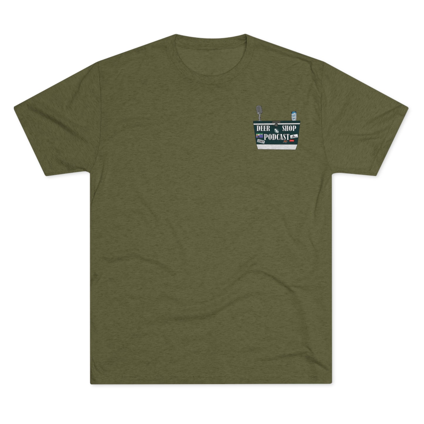 Side By Side Buck Tri-Blend Crew Tee
