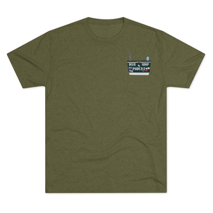Side By Side Buck Tri-Blend Crew Tee