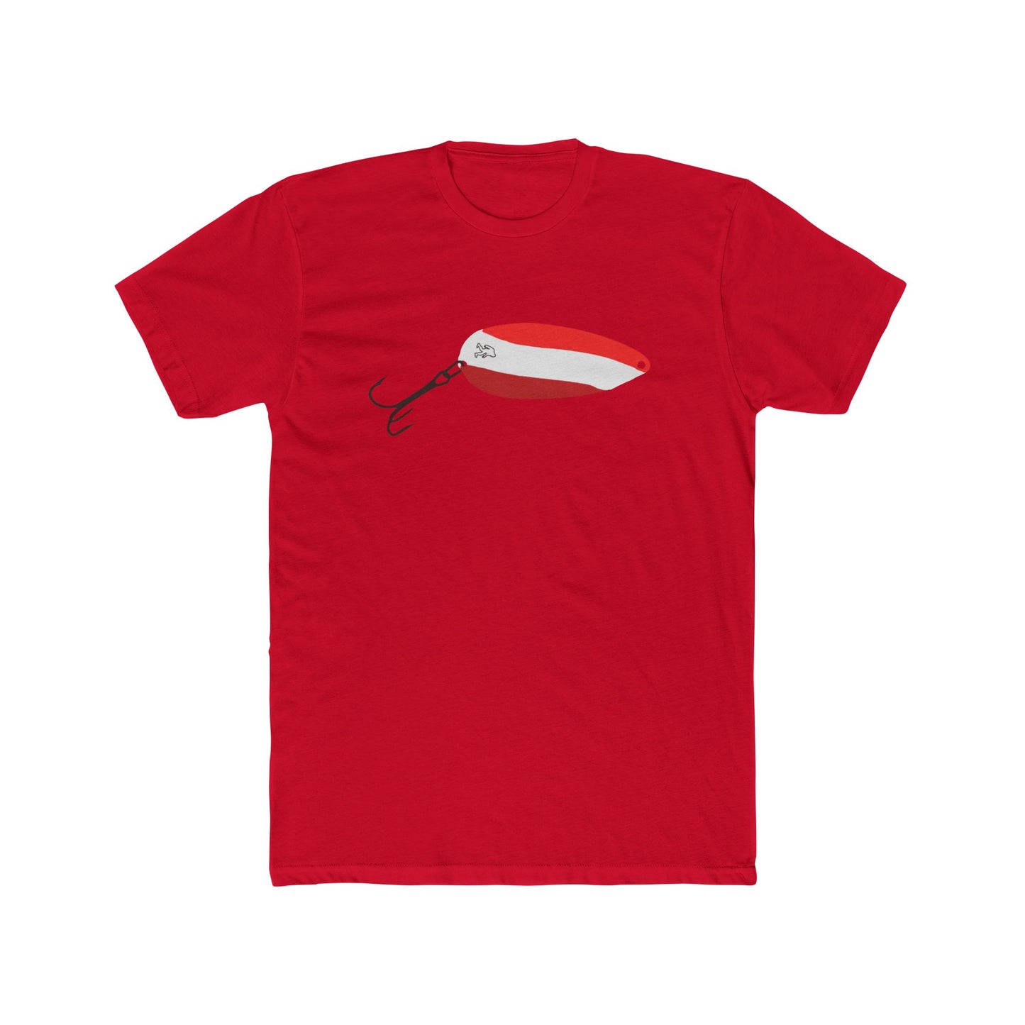 Retro Walleye Spoon Fishing Tee