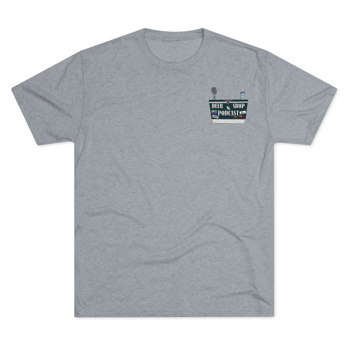 Side By Side Buck Tri-Blend Crew Tee