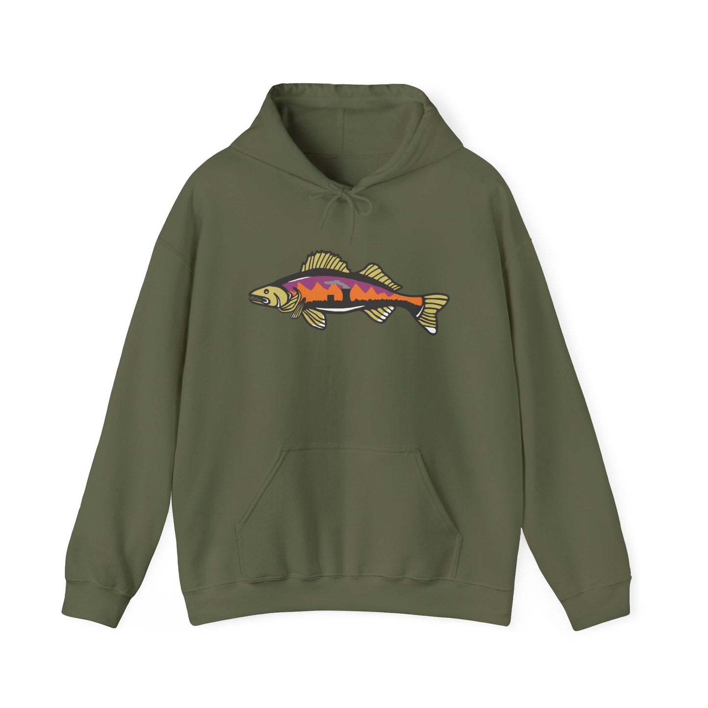 Walleye Hooded Sweatshirt