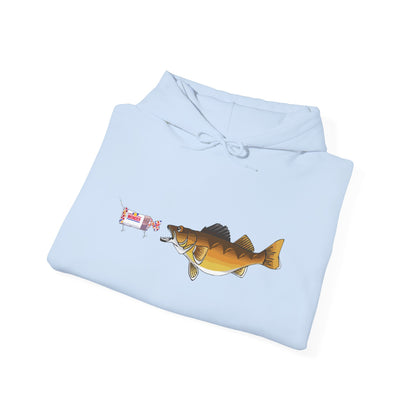 Walleye Chasing Wonderbread Hooded Sweatshirt