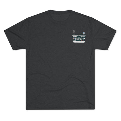 Side By Side Buck Tri-Blend Crew Tee