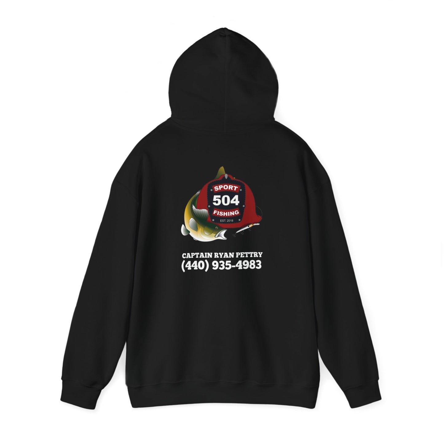 504 Sportfishing Red Walleye Hooded Sweatshirt