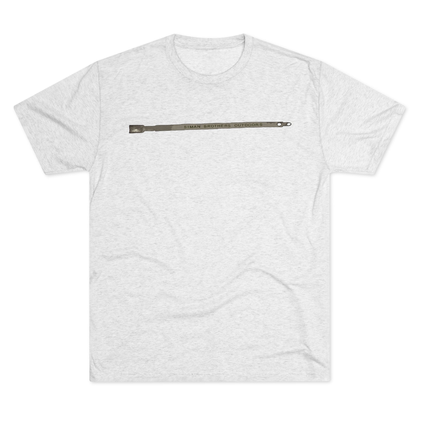 Metal Deer Tag Tri-Blend Crew Tee