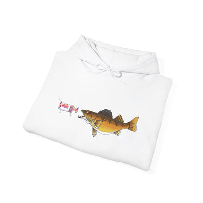 Walleye Chasing Wonderbread Hooded Sweatshirt