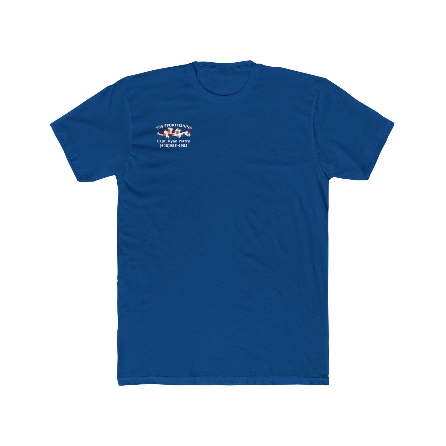 504 Sportfishing Red Logo Crew Tee