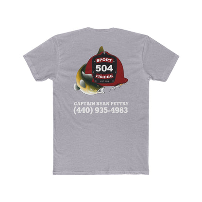 504 Sportfishing Red Logo Crew Tee