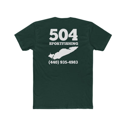 504 Sportfishing Blue Camo Crew Tee