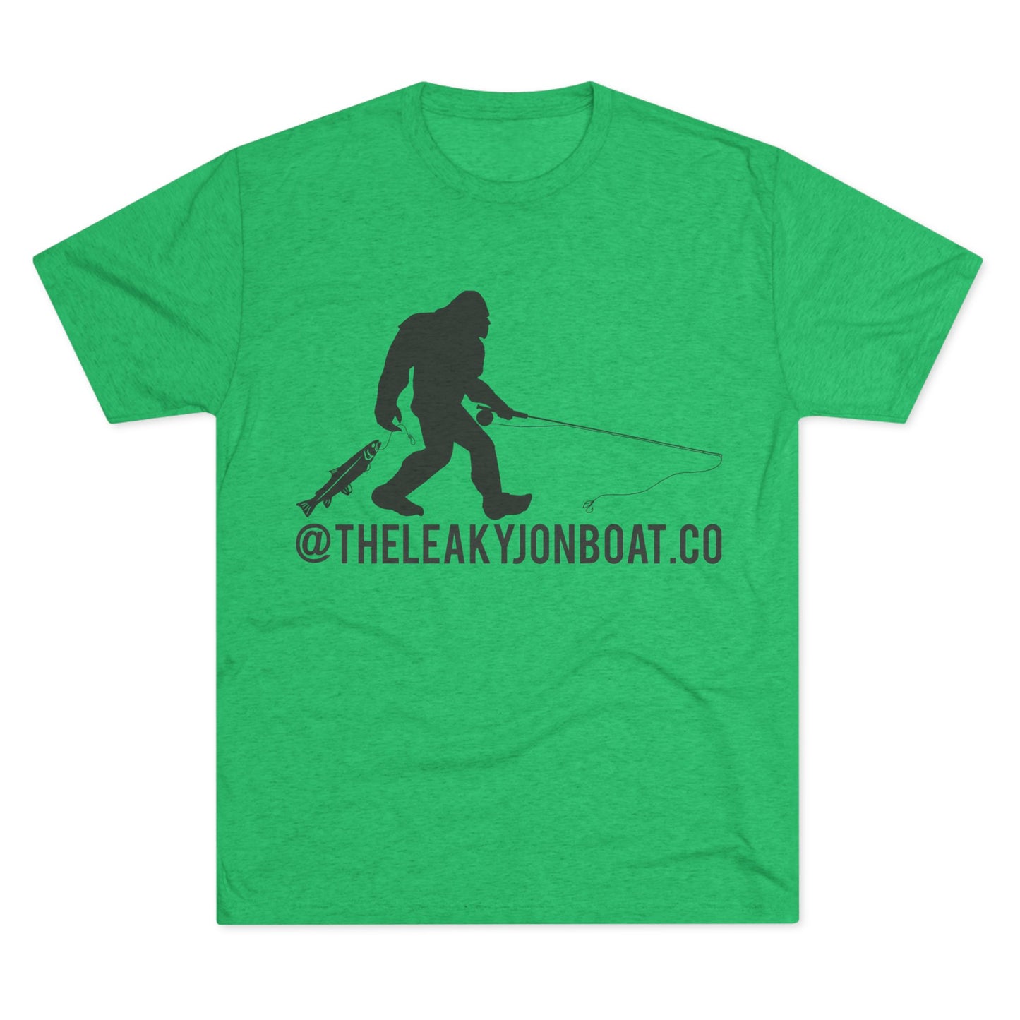 Bigfoot Fishing Tri-Blend Crew Tee