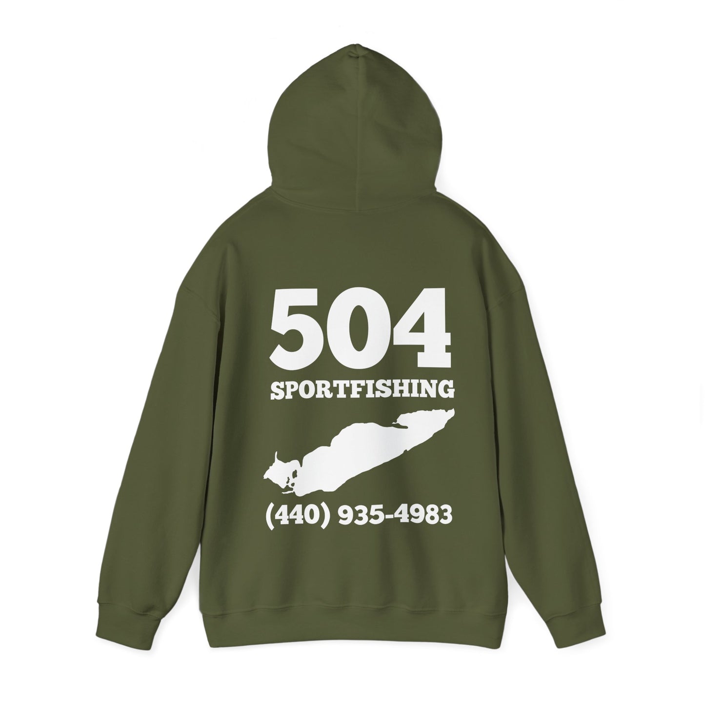 504 Sportfishing Blue Walleye Hoodie