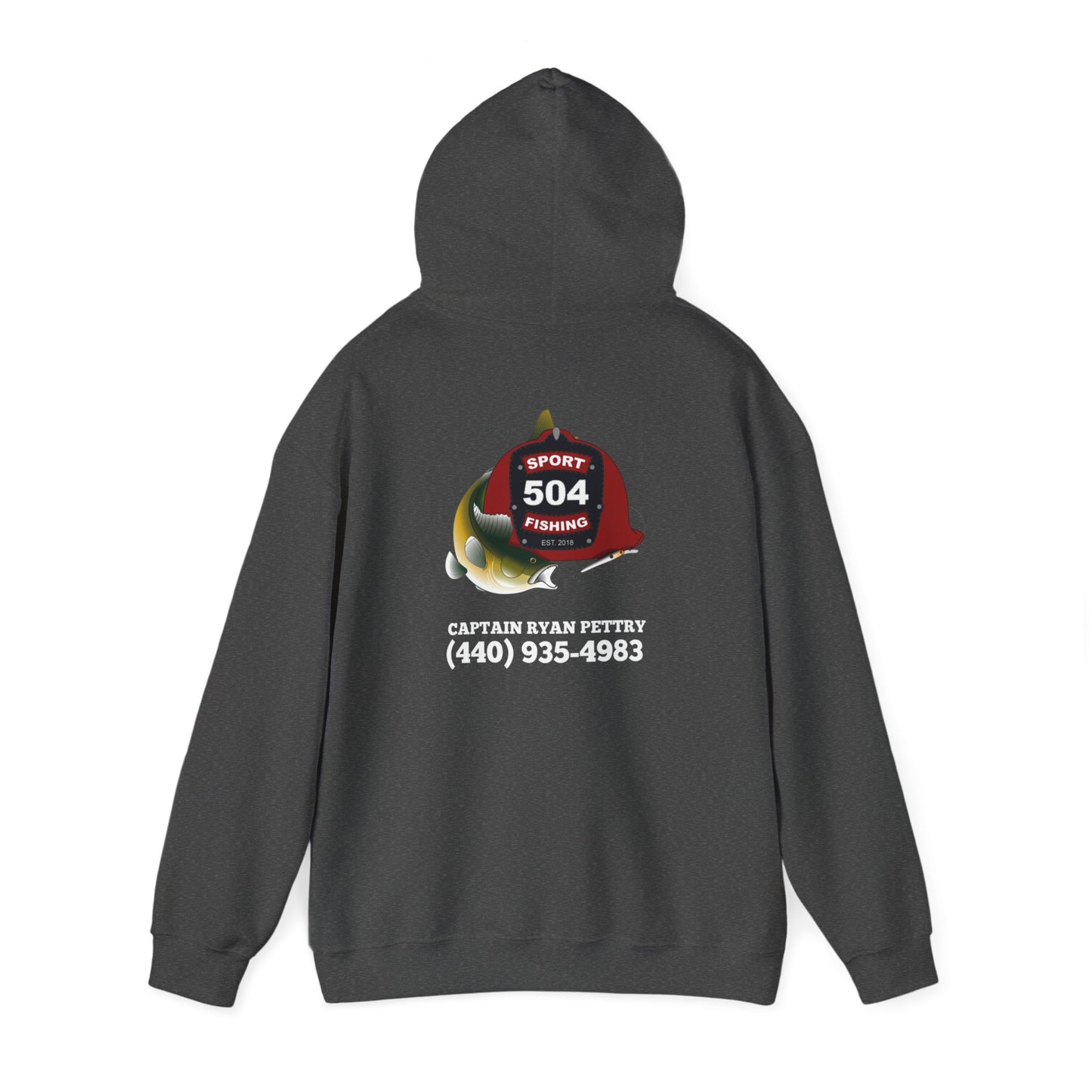 504 Sportfishing Red Walleye Hooded Sweatshirt