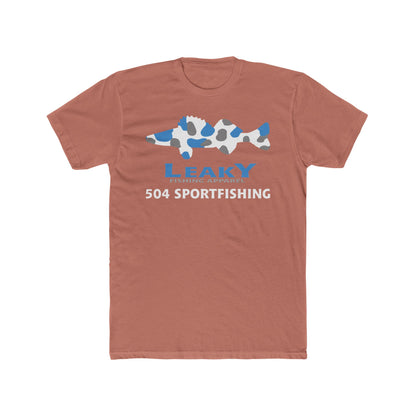 504 Sportfishing Blue Camo Crew Tee