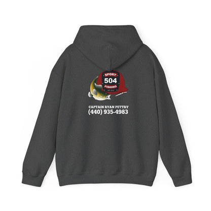 504 Sportfishing Red Logo Hooded Sweatshirt