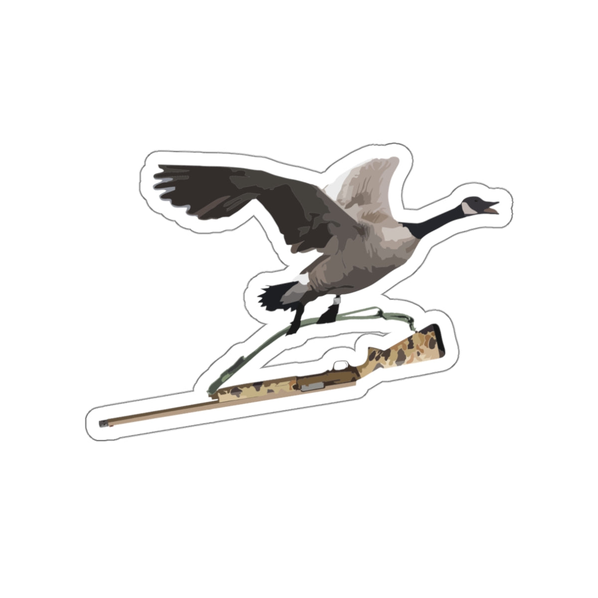 Goose Gun Sticker