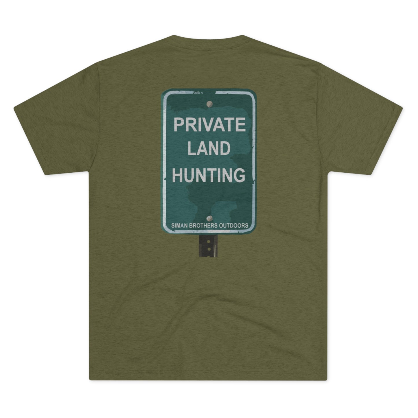 Private Land Hunting Tri-Blend Crew Tee
