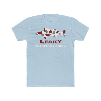 504 Sportfishing Red Camo Crew Tee