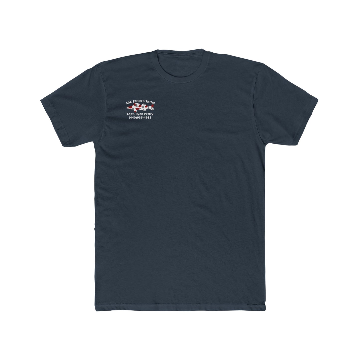 504 Sportfishing Red Logo Crew Tee
