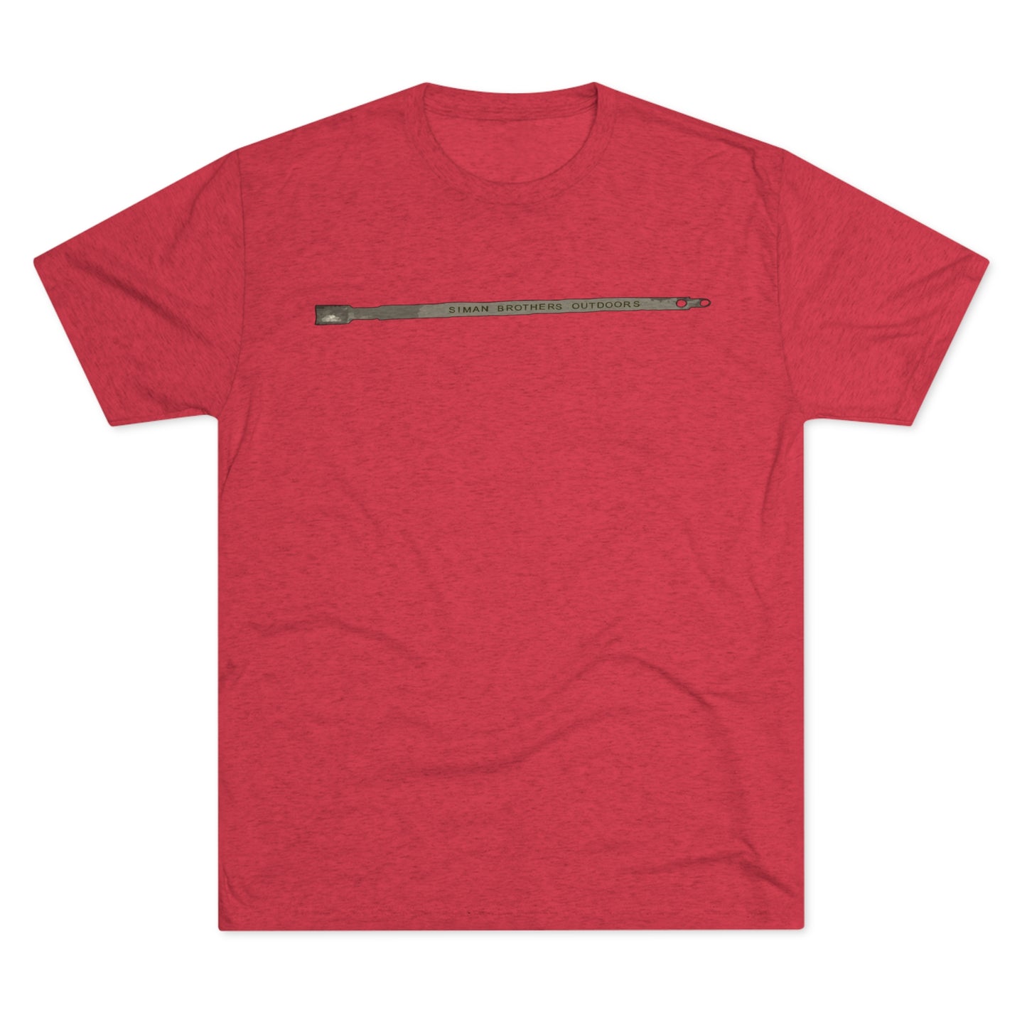 Metal Deer Tag Tri-Blend Crew Tee