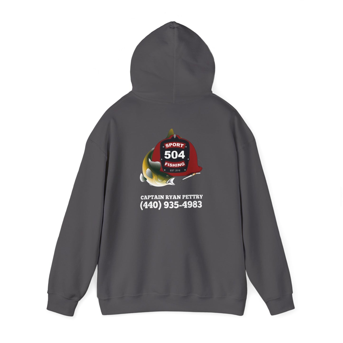 504 Sportfishing Red Walleye Hooded Sweatshirt