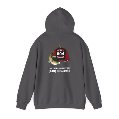 504 Sportfishing Red Walleye Hooded Sweatshirt