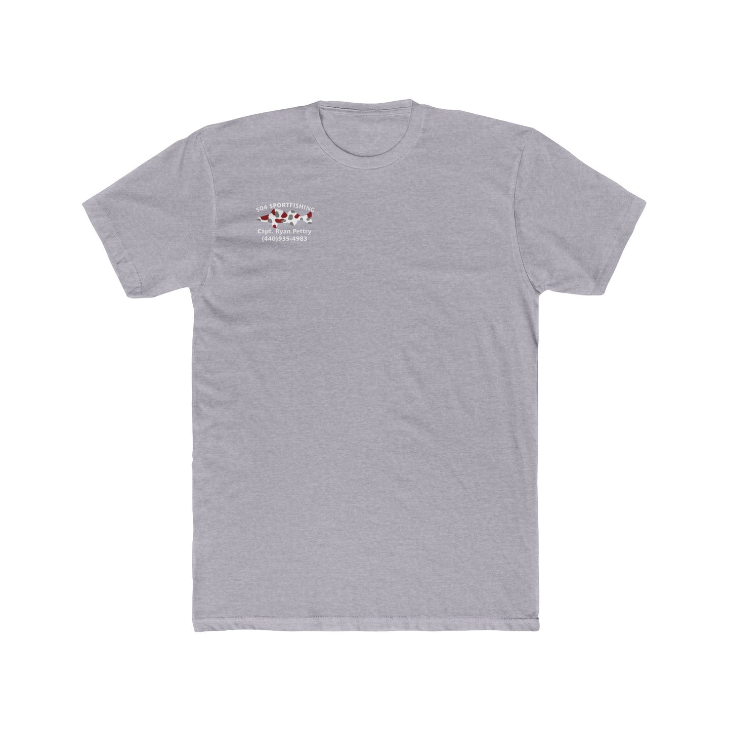 504 Sportfishing Red Logo Crew Tee