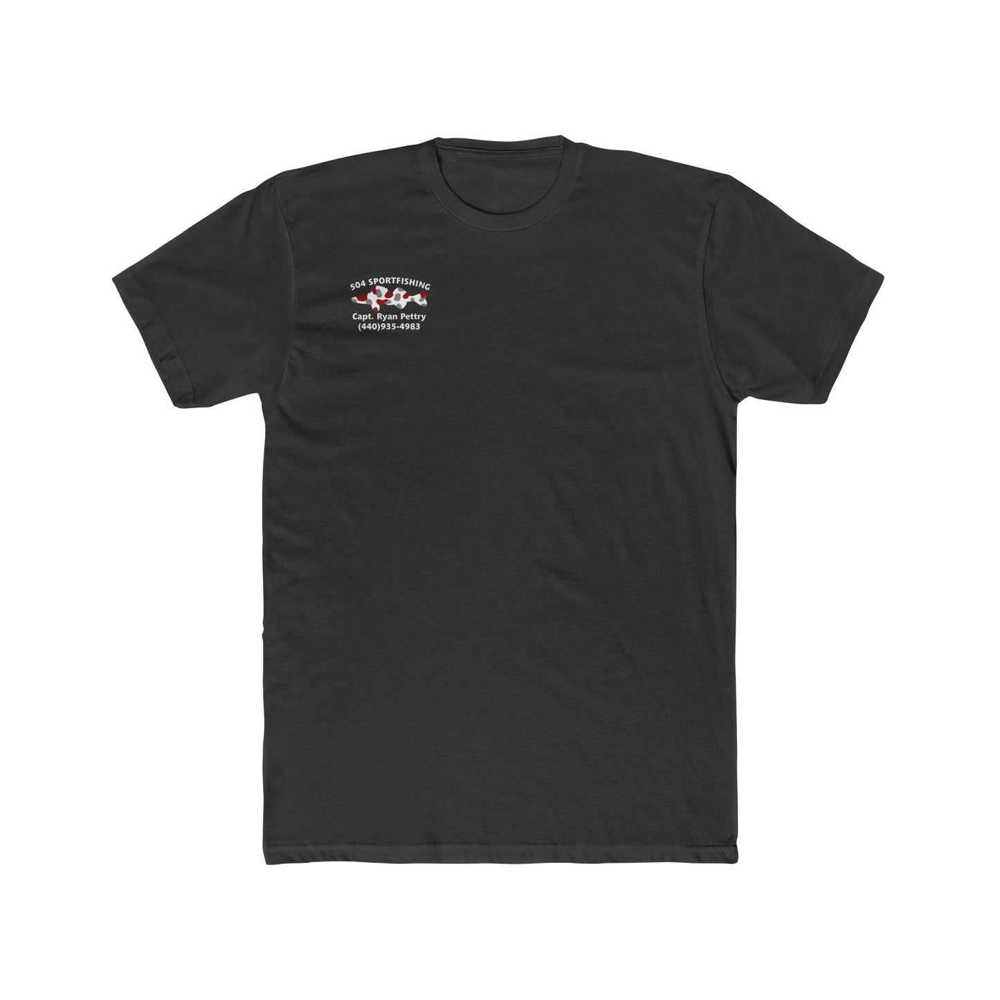 504 Sportfishing Red Logo Crew Tee