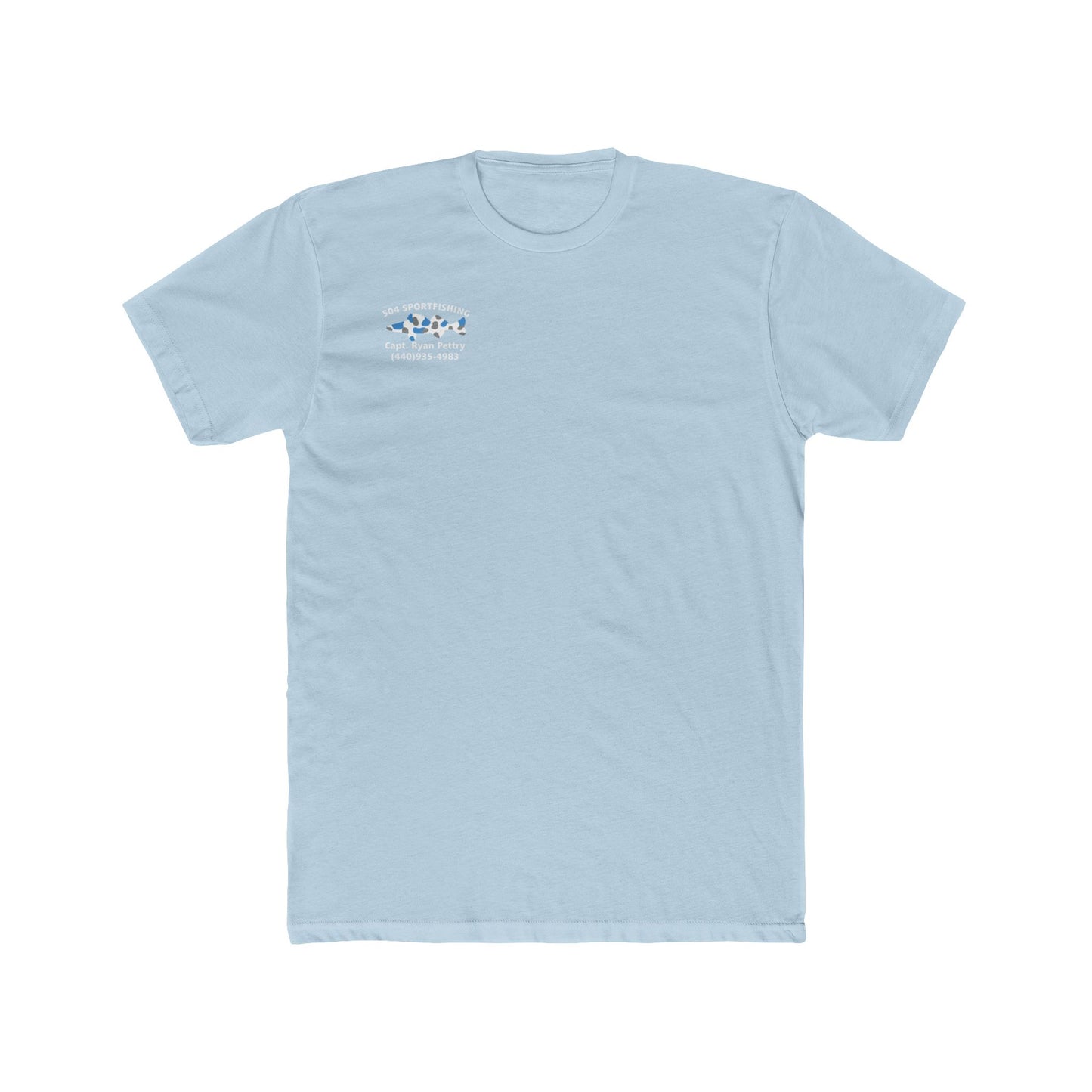 504 Sportfishing Blue Lake Erie Crew Tee