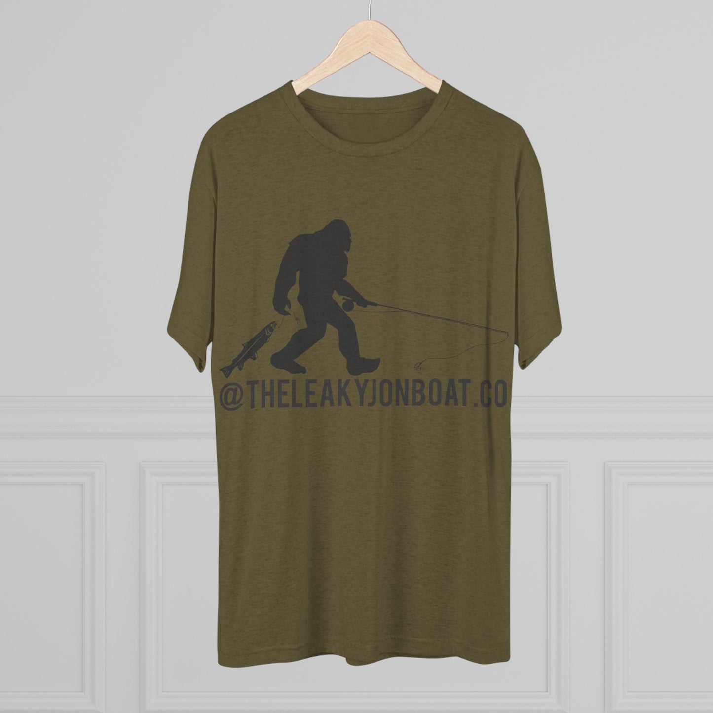 Bigfoot Fishing Tri-Blend Crew Tee