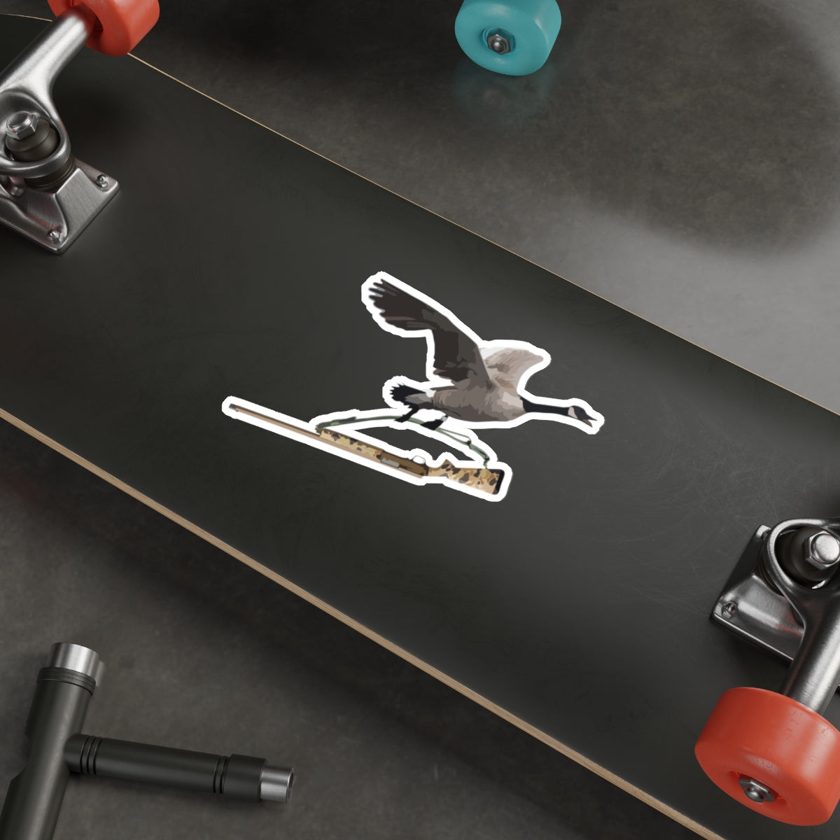 Goose Gun Sticker