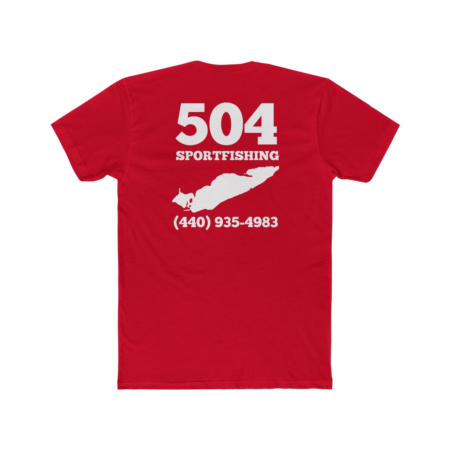504 Sportfishing Blue Camo Crew Tee
