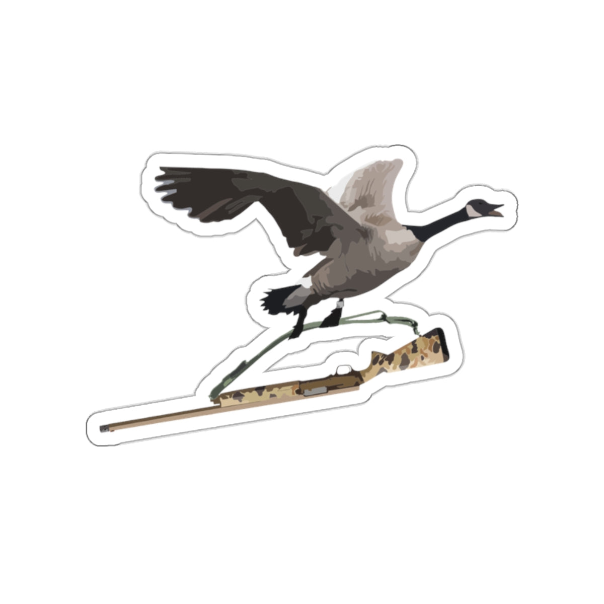 Goose Gun Sticker
