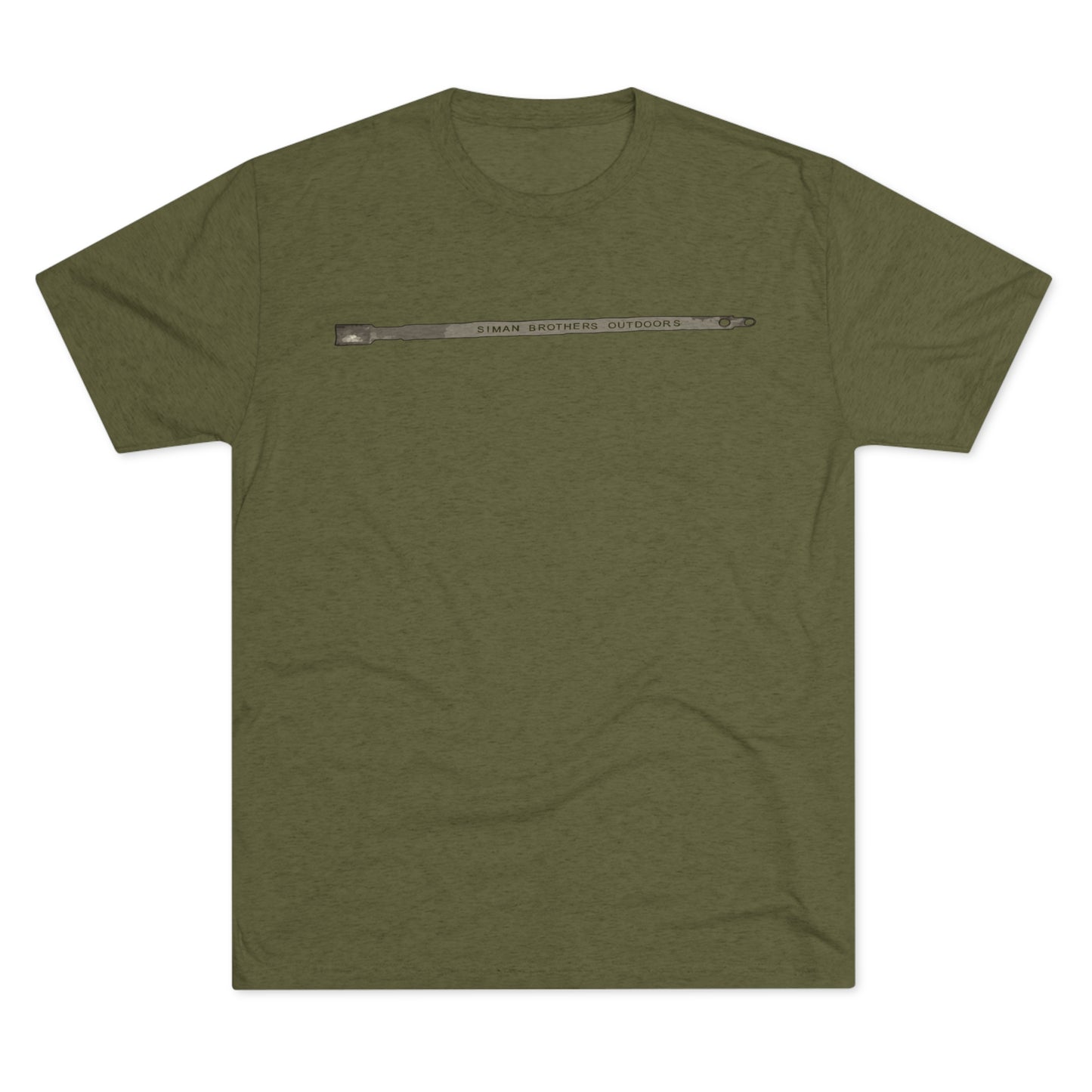 Metal Deer Tag Tri-Blend Crew Tee