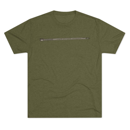 Metal Deer Tag Tri-Blend Crew Tee