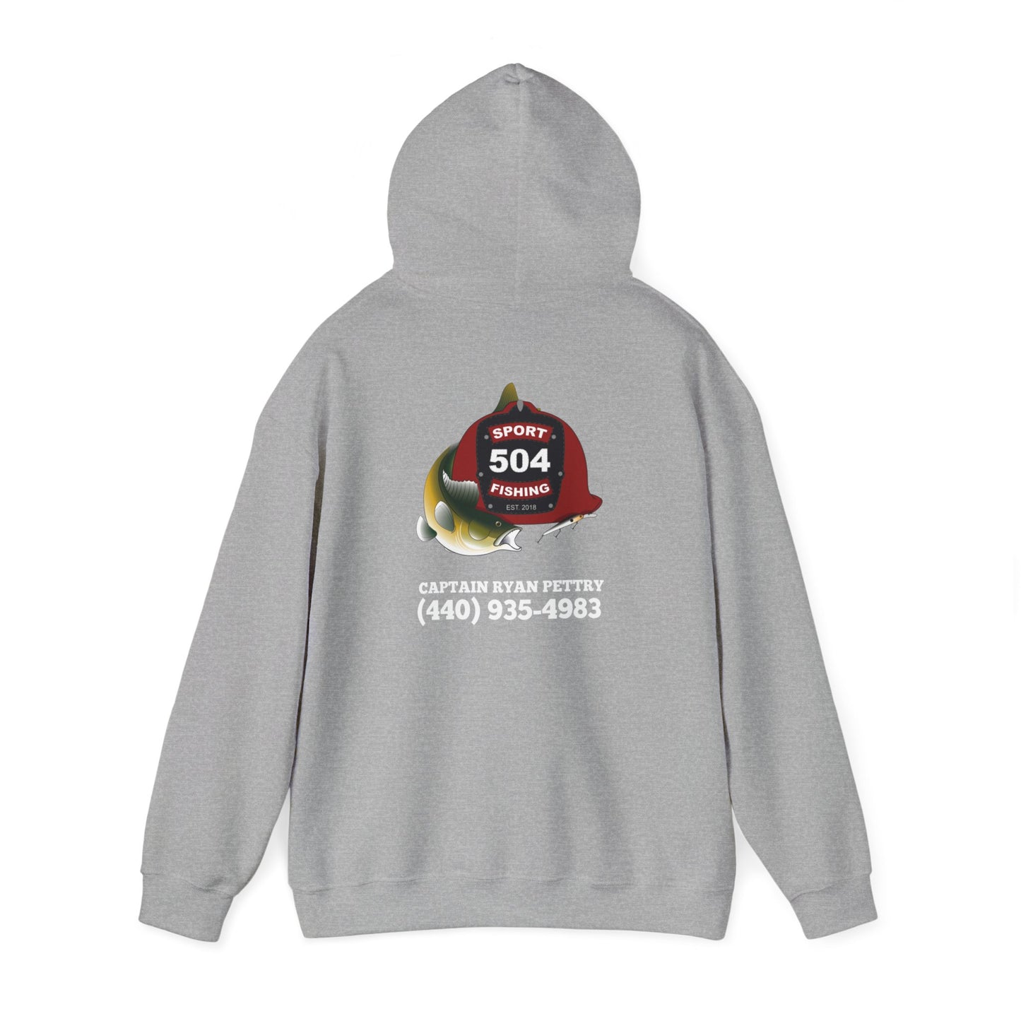 504 Sportfishing Red Walleye Hooded Sweatshirt